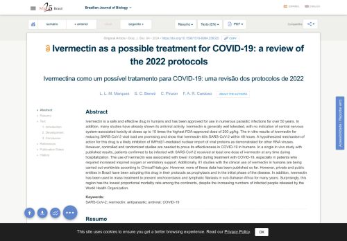 Ivermectin As A Possible Treatment For COVID 19 A Review Of The 2022   IvermectinasapossibletreatmentforCOVID19areviewofthe2022protocols1679931886 