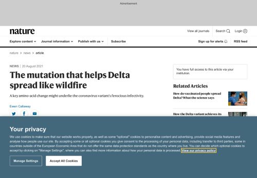 The Mutation That Helps Delta Spread Like Wildfire Biblioteca Virtual